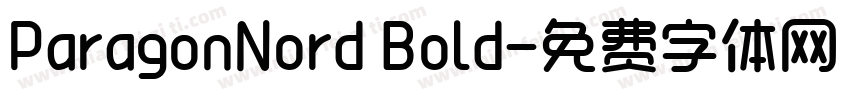 ParagonNord Bold字体转换